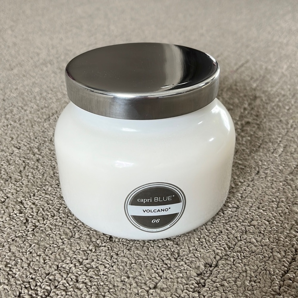 Capri Blue volcano candle